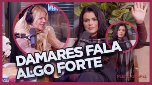 Karina Bacchi se emociona com Damares